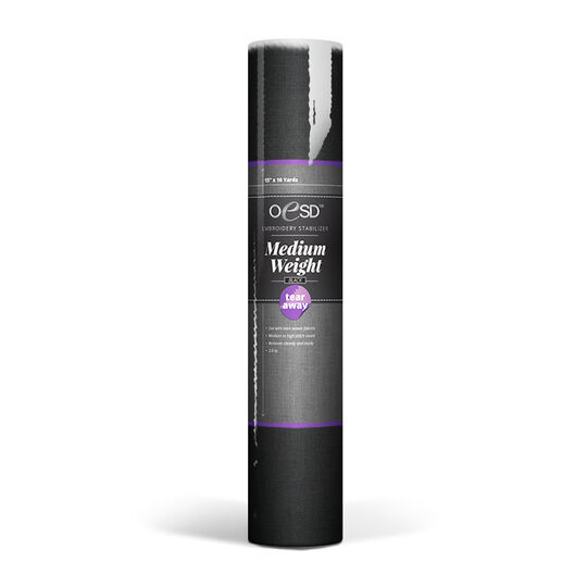 Non-tissé à broder Tear Away HBT35-10 medium weight, noir image number